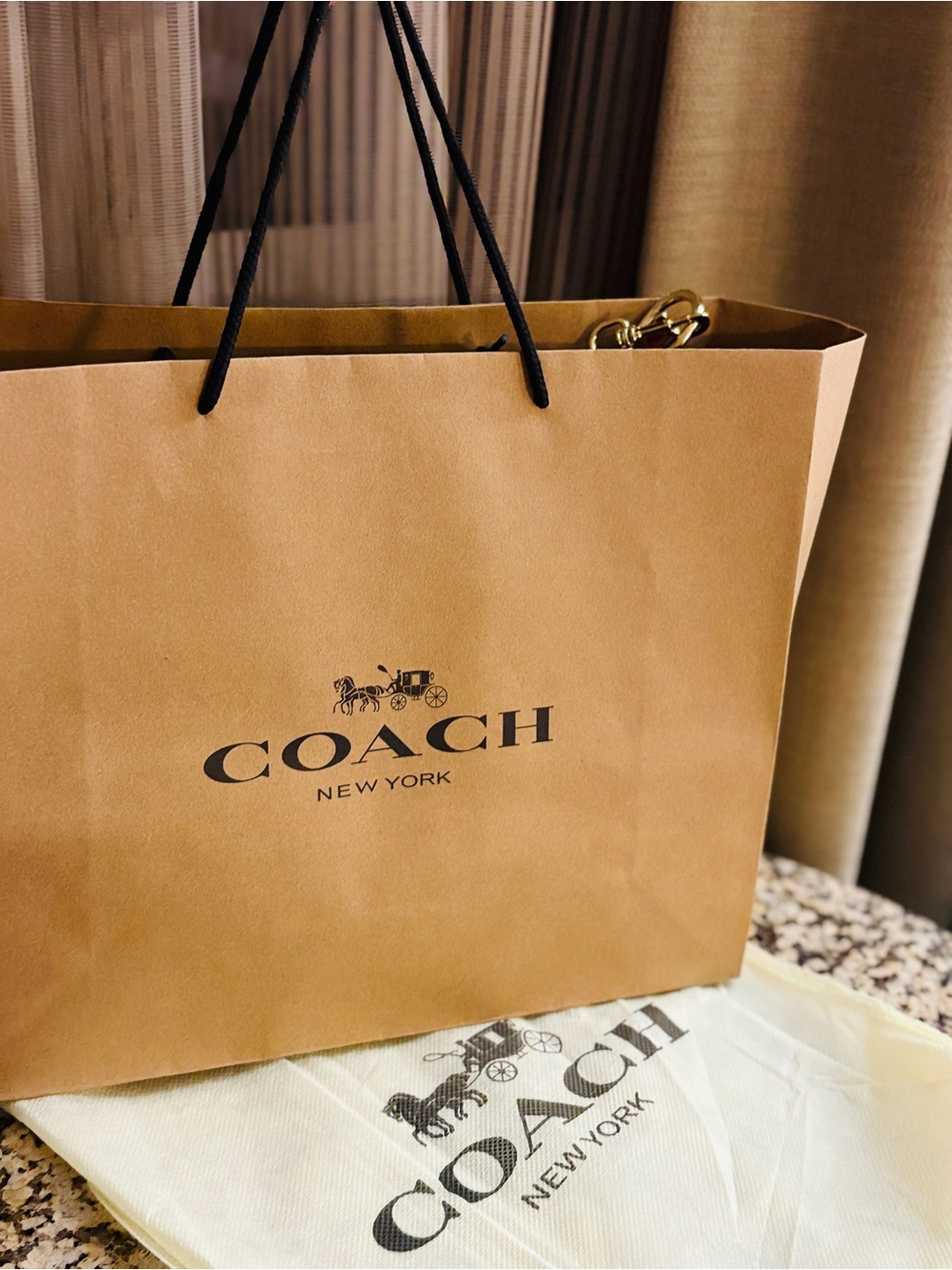 Coach Brown Signature Chain-Handle Shoulder Bag - Picture 3 of 6